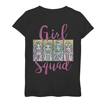 Girls 7-16 Disney Princess Girls Squad Retro Graphic Tee