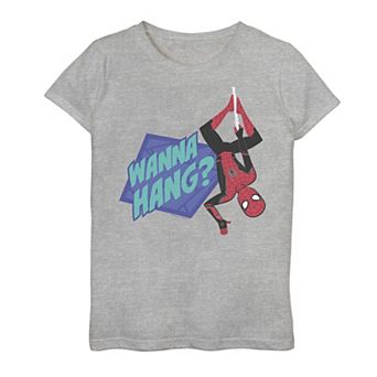 Girls 7-16 Marvel Spider-Man Far From Home Wanna Hang Graphic Tee