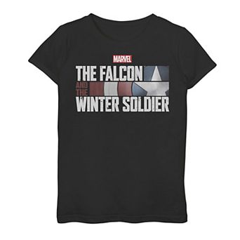 Girls 7-16 Marvel The Falcon And The Winter Soldier Shield Logo Graphic Tee