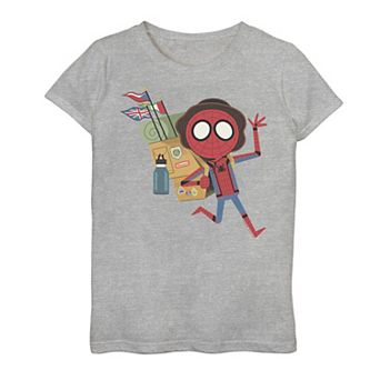 Girls 7-16 Marvel Spider-Man Far From Home Spidey Abroad Graphic Tee