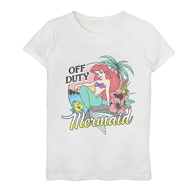 mermaid off duty t shirt