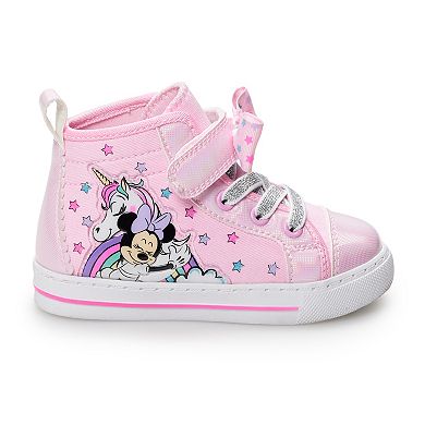 Disney's Minnie Mouse Toddler Girls' Light Up High Top Shoes