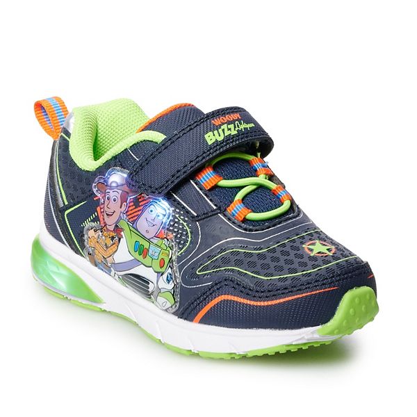 9 TOY STORY 4 BUZZ LIGHTYEAR Light-Up Sneakers Shoes Sizes 8 11 or 12  $38 NIB 