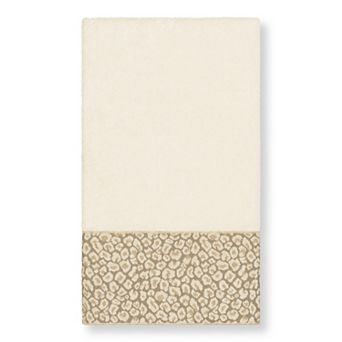 Linum Home Textiles Turkish Cotton Spots Embellished Bath Towel