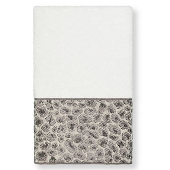 Linum Home Textiles Turkish Cotton Spots Embellished Hand Towel