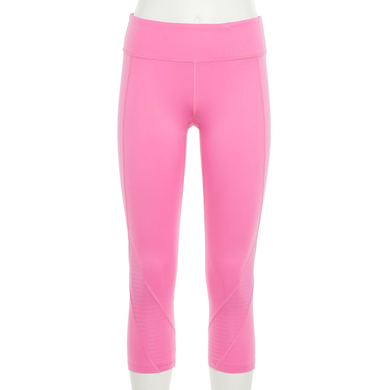 pink cropped leggings