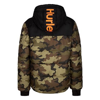 Boys Hurley 8-20 Hooded Puffer Jacket