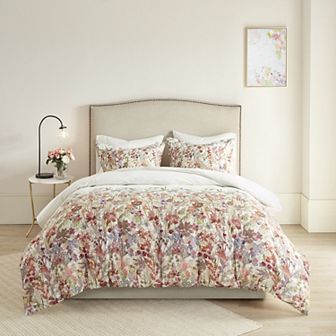 Madison Park Fiona Printed Duvet Cover Set with Shams