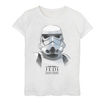 Girls 7-16 Star Wars Jedi: Fallen Order Stormtrooper Portrait Tee