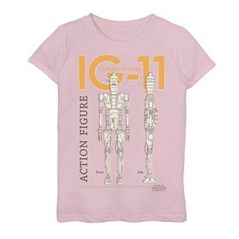 Girls 7-16 Star Wars The Mandalorian Action Figure Tee