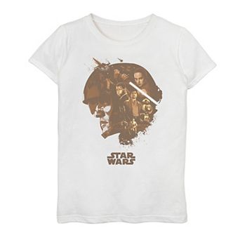 Girls 7-16 Star Wars: The Force Awakens Poe Dameron Head Fill Tee