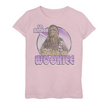 Girls 7-16 Star Wars Chewbacca Kiss A Wookiee Tee