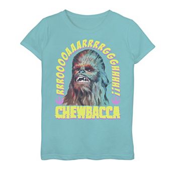Girls 7-16 Star Wars Chewbacca Roars Tee