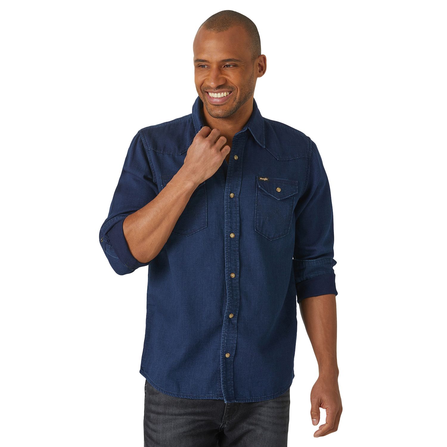 kohls mens denim shirts