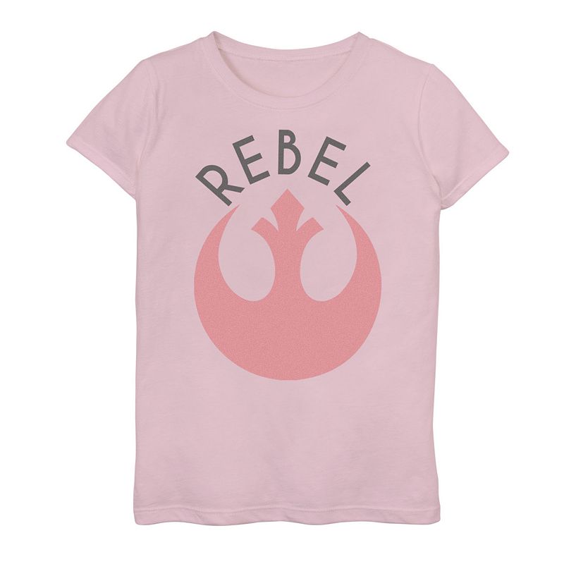 UPC 191231839597 product image for Girls 7-16 Star Wars Simple Rebel Logo Tee, Girl's, Size: Small, Pink | upcitemdb.com