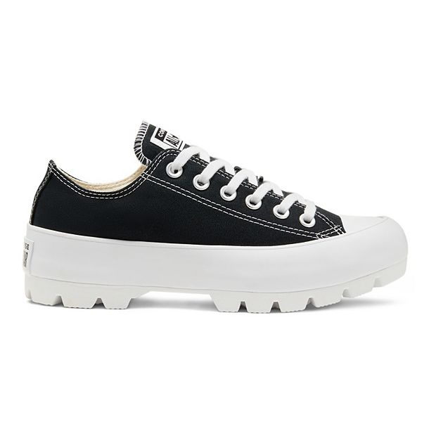 Converse Women Chuck Taylor All-Star Lugged Black,White 10