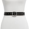 Women's & Plus Sonoma Goods For Life® Reversible Center Bar Buckle Belt