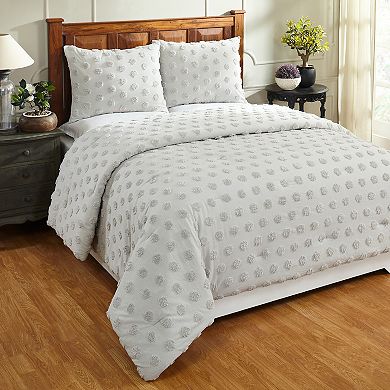 Better Trends Athenia Collection Cotton Chenille Comforter Set