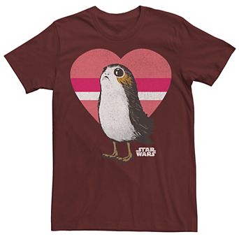 Men's Star Wars Porg Valentine's Day Tee