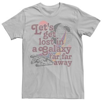 Men's Star Wars Let's Get Lost Far Far Away Tee