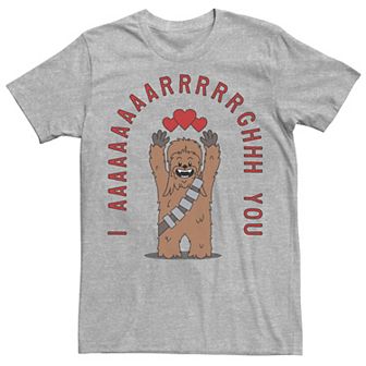 Men's Star Wars Chewbacca I Argh You Valentine's Day Tee