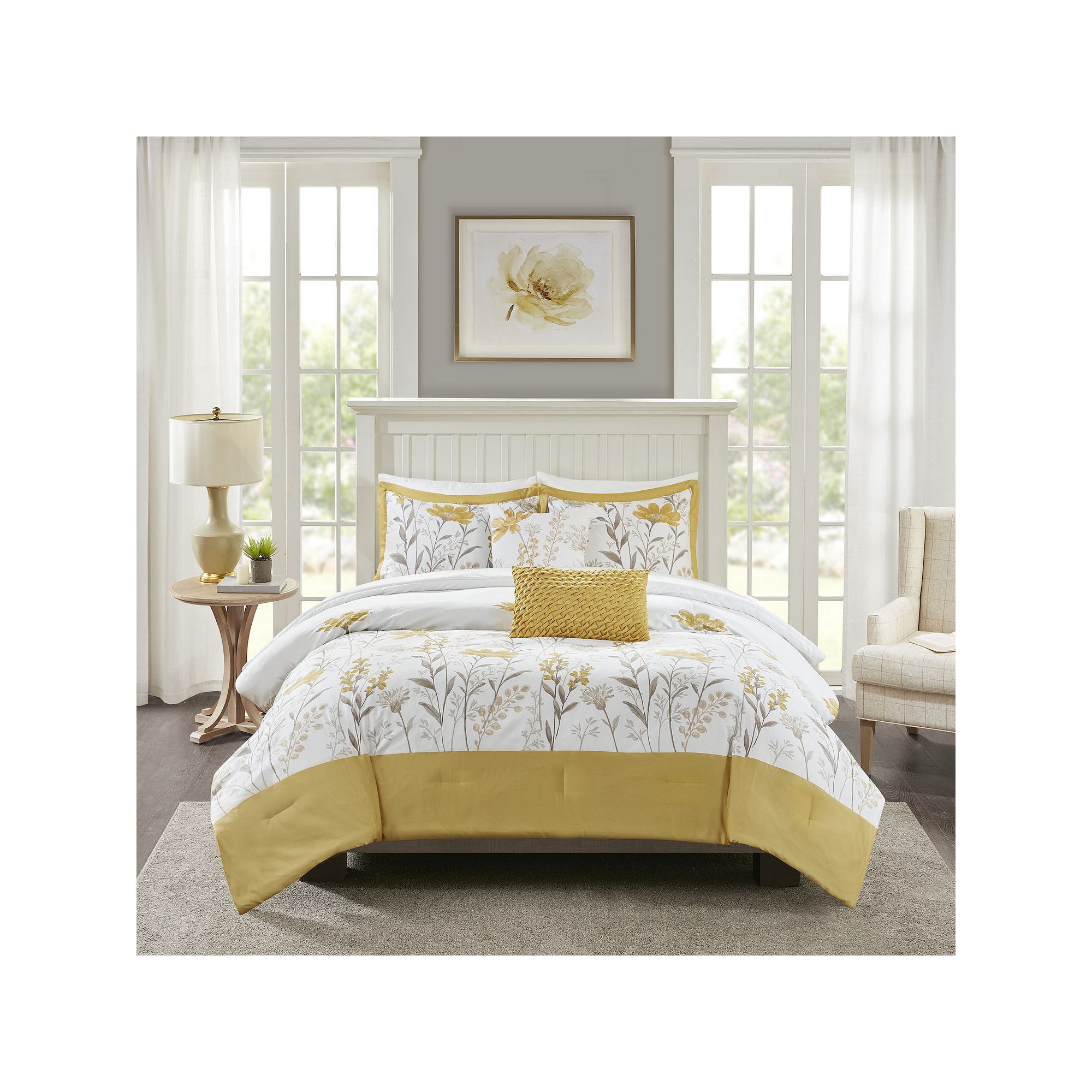 Harbor House Meadow 5-piece Comforter Set, Yellow