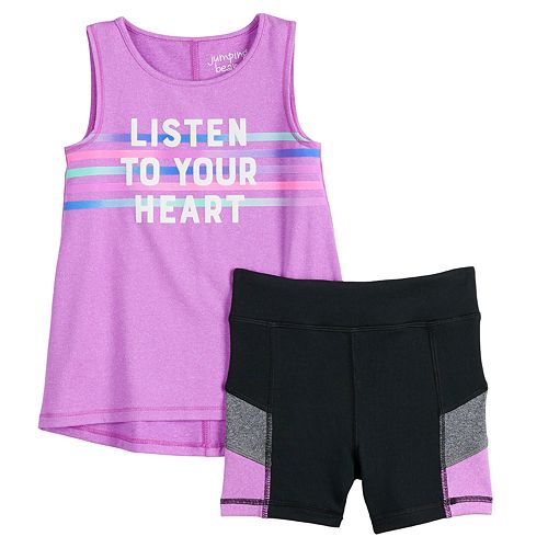 Toddler Girl Jumping Beans Tank Shortie Shorts Set