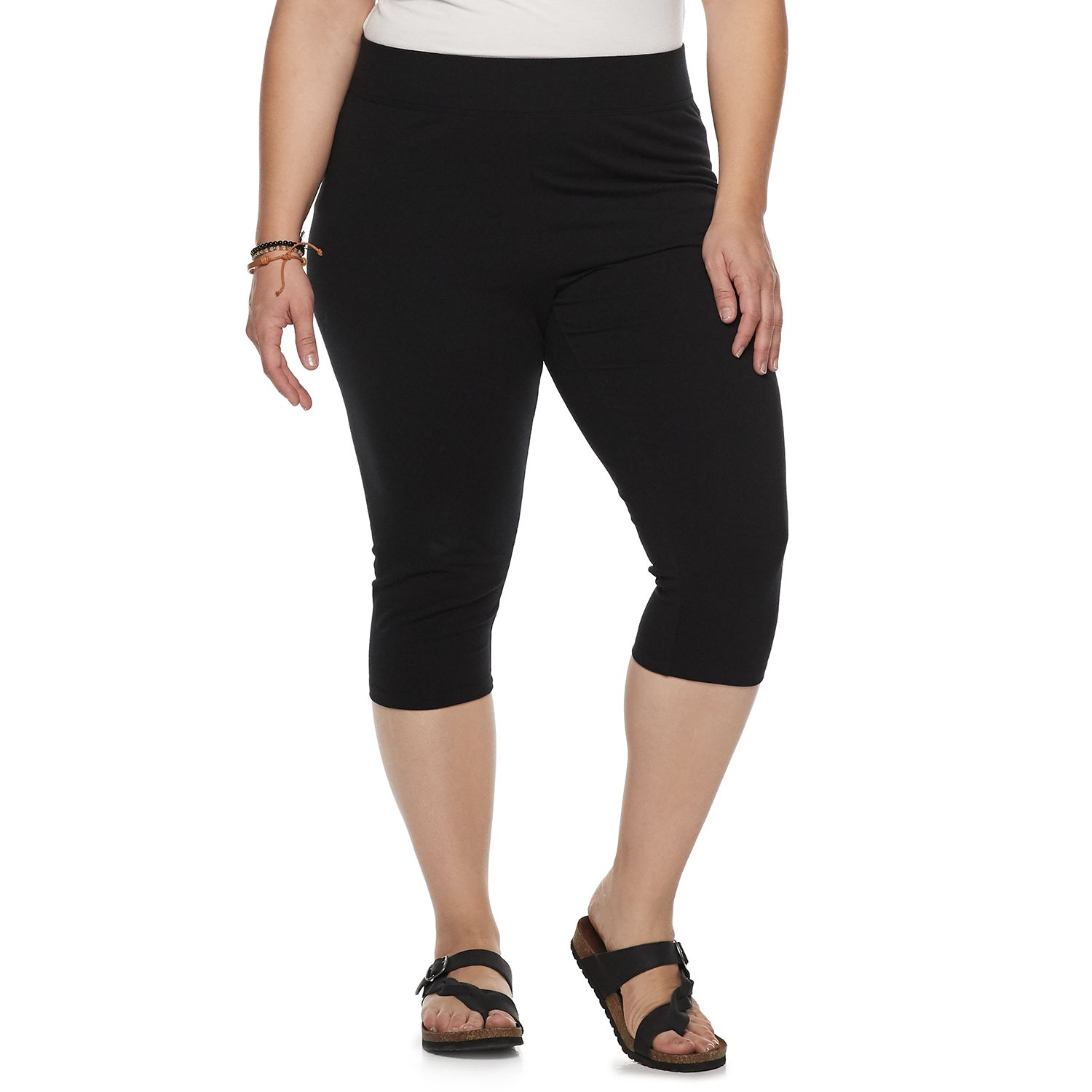 plus size cropped leggings