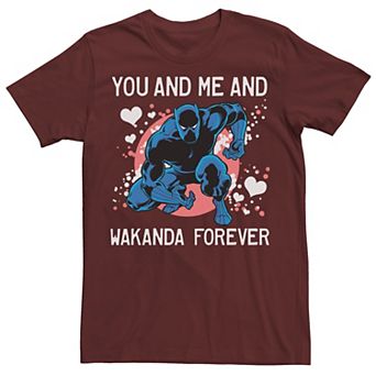 Men's Marvel Black Panther You And Me Valentine Tee