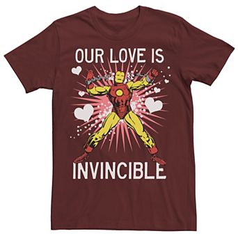 Men's Marvel Iron Man Our Love Is Invincible Tee