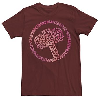 Men's Marvel Thor Emblem Heart Fill Tee