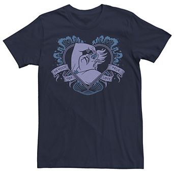 Disney's Villains Valentines Ursula So Much For True Love Men's Tee