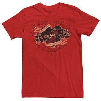 Disney's Villains Valentine's Scar Hunting For A Valentine Men's Tee