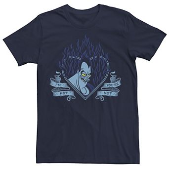 Disney's Villains Valentines Hades I'm Hot You're Not Men's Tee