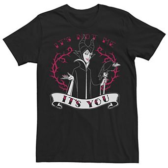 Disney's Sleeping Beauty Maleficent Men's Valentines It's Not Me It's You Tee