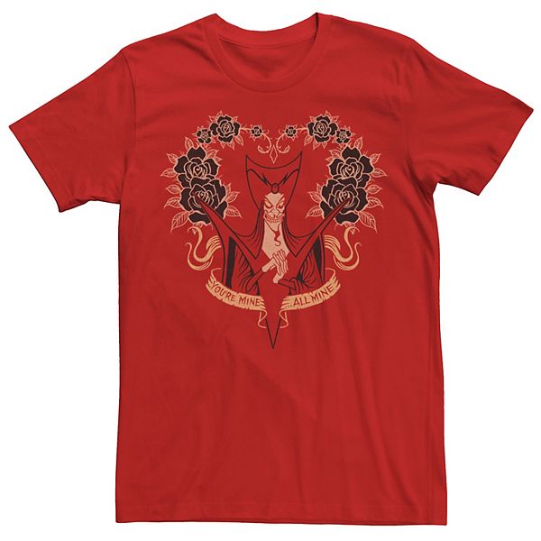 Men S Disney Villains Valentines Jafar You Re Mine All Mine Tee