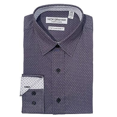 Men's Nick Graham Everywhere Modern-Fit Stretch Dress Shirt