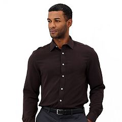 Men Dress Shirt Regular Fit Oxford Solid Color-royal Blue-4xl Long Sleeve  36/37