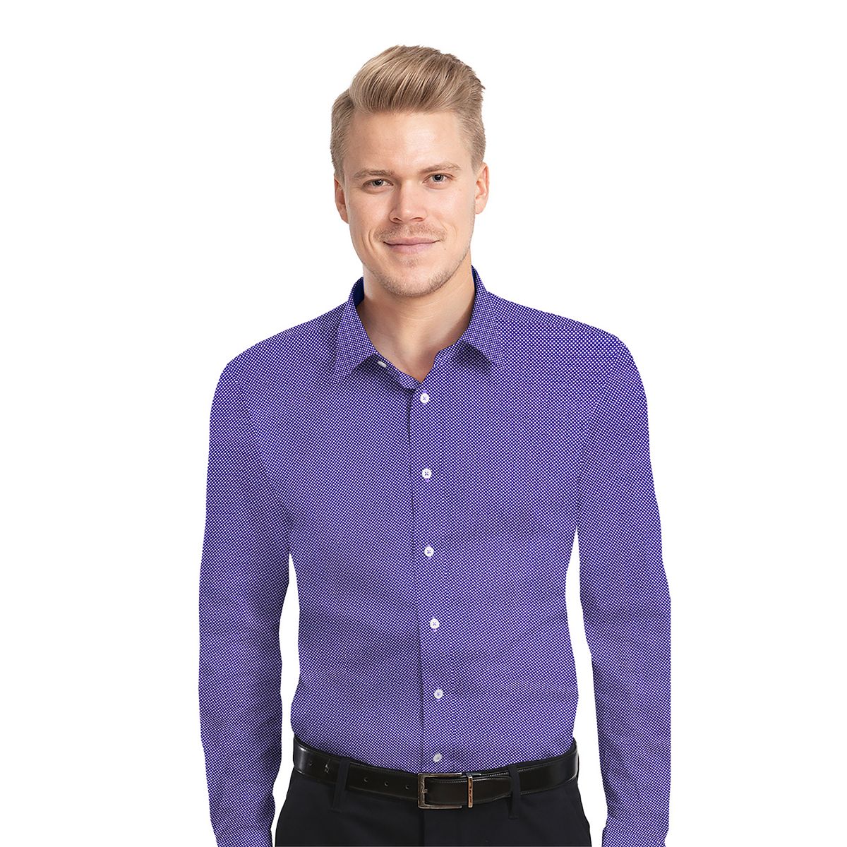 Purple shirt outfit store mens