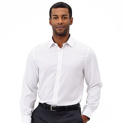 slim fit dress slacks Black Dress Shirt Tailored Fit for Modern Elegance main image 0