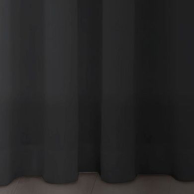 eclipse Absolute Zero Harper Velvet 100% Blackout 1-Panel Window Curtain