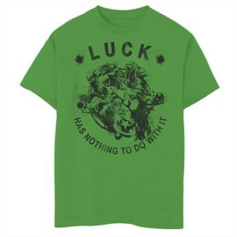 Boys 8-20 Avengers No Luck Just Skill Graphic Tee