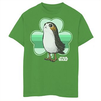 Boys 8-20 Star Wars Porg Clover Graphic Tee