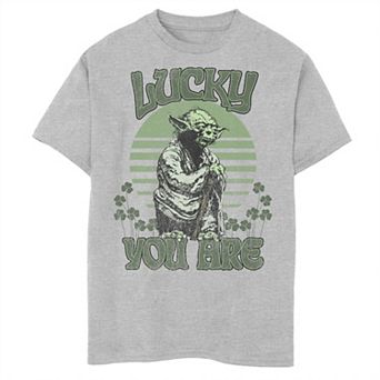 Boys 8-20 Star Wars Lucky Is Yoda Graphic Tee