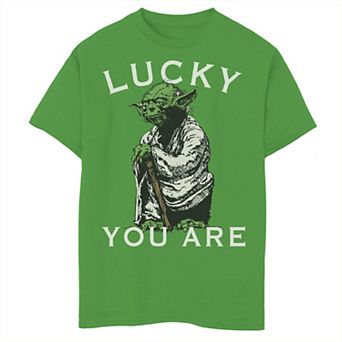Boys 8-20 Star Wars Lucky Yoda Graphic Tee