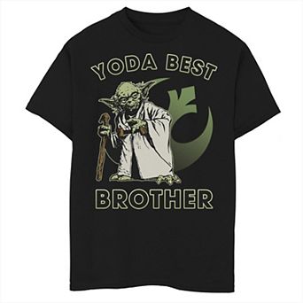 Boys 8-20 Star Wars Yoda Best Brother Graphic Tee