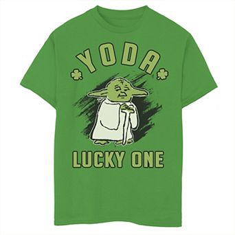 Boys 8-20 Star Wars Doodle Yoda Lucky Graphic Tee