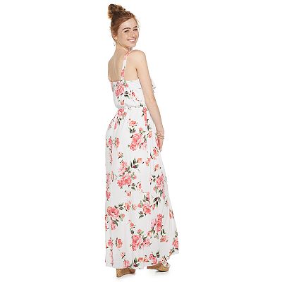 chinese dress ladies Off-White Tropical Cameo Slip Lenzing™ Ecovero™ Maxi Dress main image 1