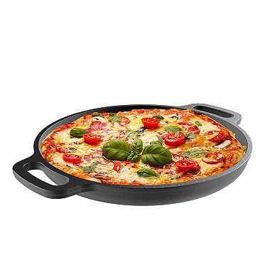 Classic Cuisine 13.25-in. Pre-Seasoned Cast-Iron Pizza Pan