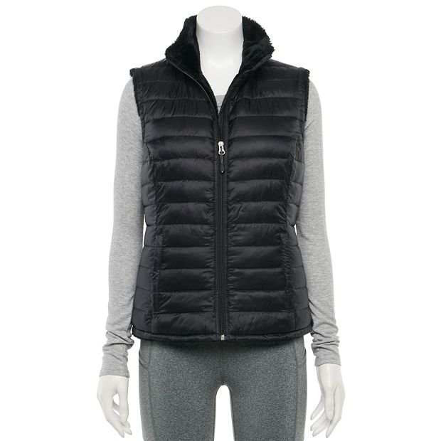 Women's HeatKeep Faux-Fur Lined Packable Down Puffer Vest